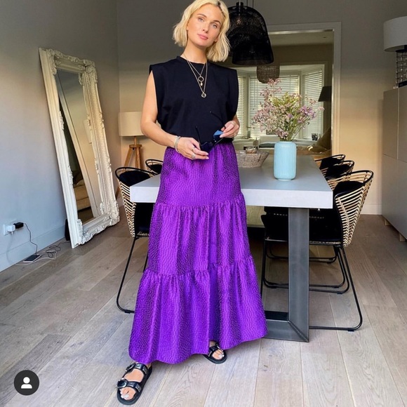 ZARA Voluminous midi skirt 7149/047 - Picture 7 of 17